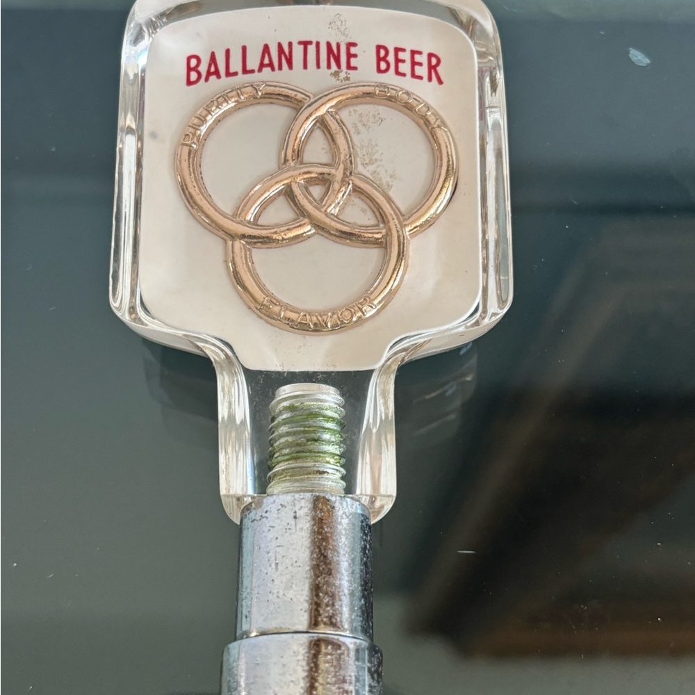 Vintage Ballantine beer tap knob